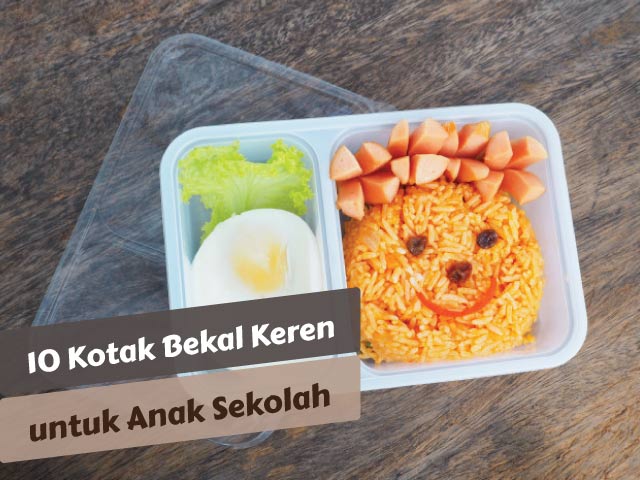 10 Kotak Bekal Keren untuk Anak Sekolah