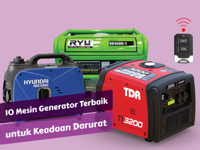 10 Mesin Generator Terbaik untuk Keadaan Darurat