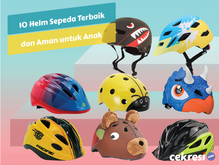 10 Rekomendasi Helm Sepeda Terbaik dan Aman untuk Anak