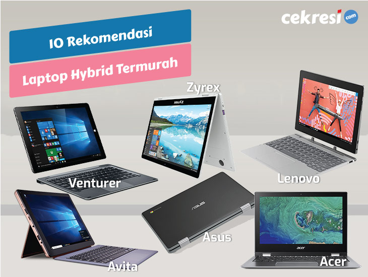 10 Rekomendasi Laptop Hybrid Termurah