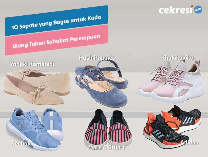 10 Rekomendasi Sepatu yang Bagus untuk Kado Ulang Tahun Sahabat Perempuan