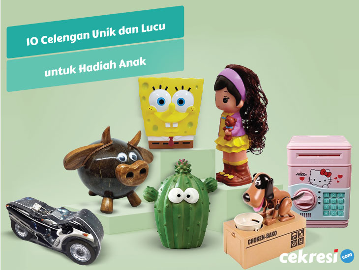 10 Rekomendasi Celengan Unik dan Lucu untuk Hadiah Anak