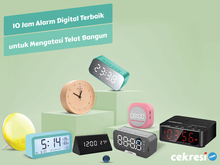 10 Rekomendasi Jam Alarm Digital Terbaik untuk Mengatasi Keterlambatan atau Telat Bangun