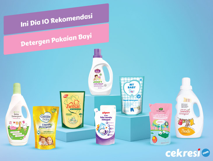 Lembut dan Aman untuk Kulit Bayi, Ini Dia 10 Rekomendasi Detergen Pakaian Bayi