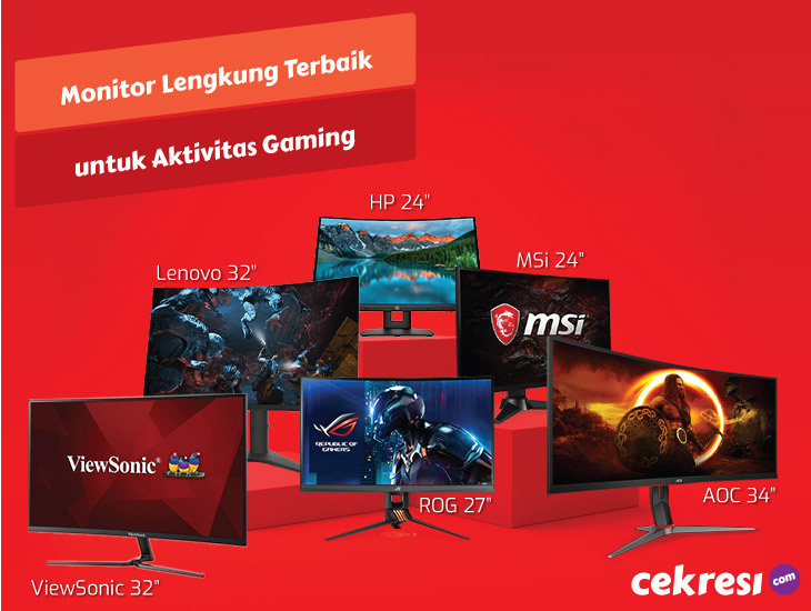 Rekomendasi Monitor Lengkung Terbaik untuk Aktivitas Gaming yang Memuaskan