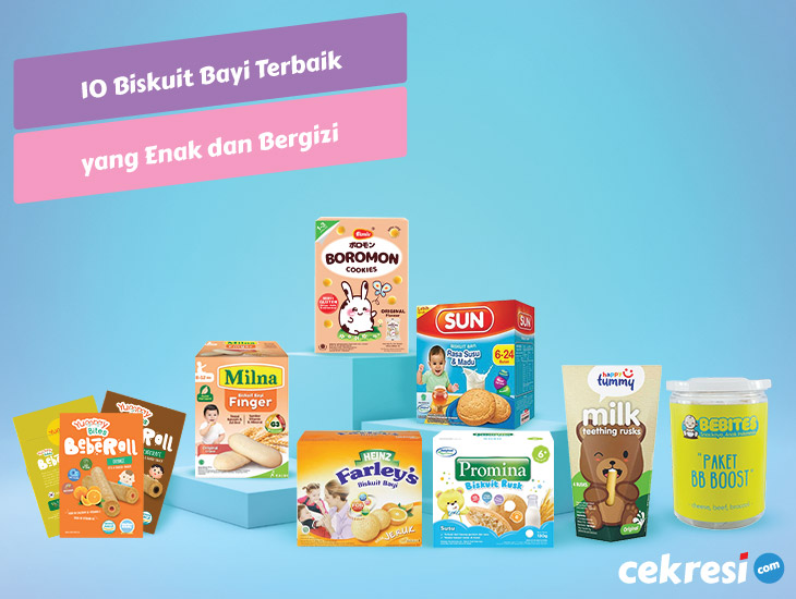 10 Rekomendasi Biskuit Bayi Terbaik yang Enak dan Bergizi