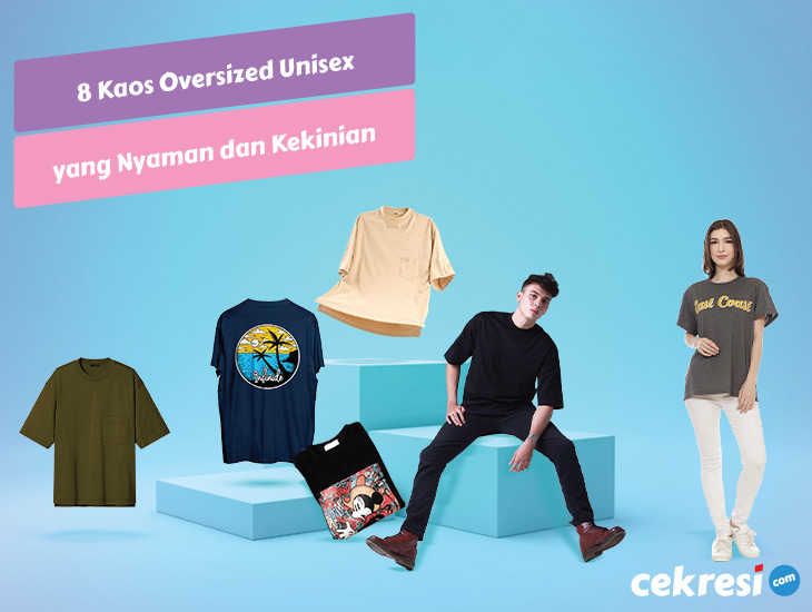 8 Rekomendasi Kaos Oversized Unisex yang Nyaman dan Kekinian