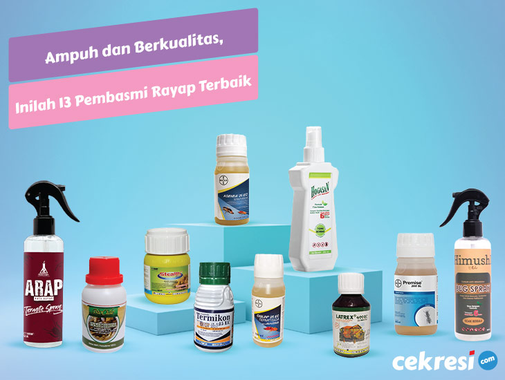 Ampuh dan Berkualitas, Inilah 13 Obat Pembasmi Rayap Terbaik