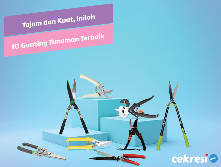 Tajam dan Kuat, Inilah 10 Rekomendasi Gunting Tanaman Terbaik